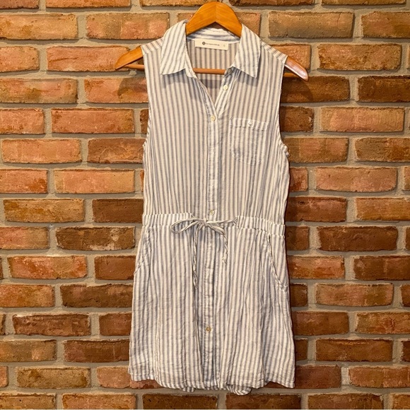 Dresses & Skirts - Women’s Anthropologie The Impeccable Pig Striped Dress Size Small